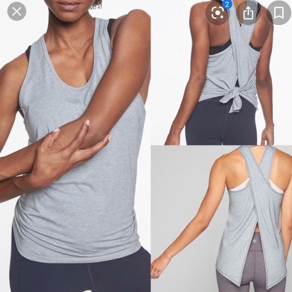 Athleta back open tie top - Picture 3 of 5